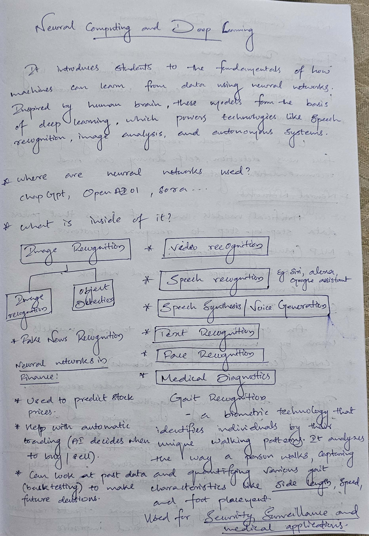 NC - NN Lecture Notes: Fundamentals of Neural Computing and Deep ...