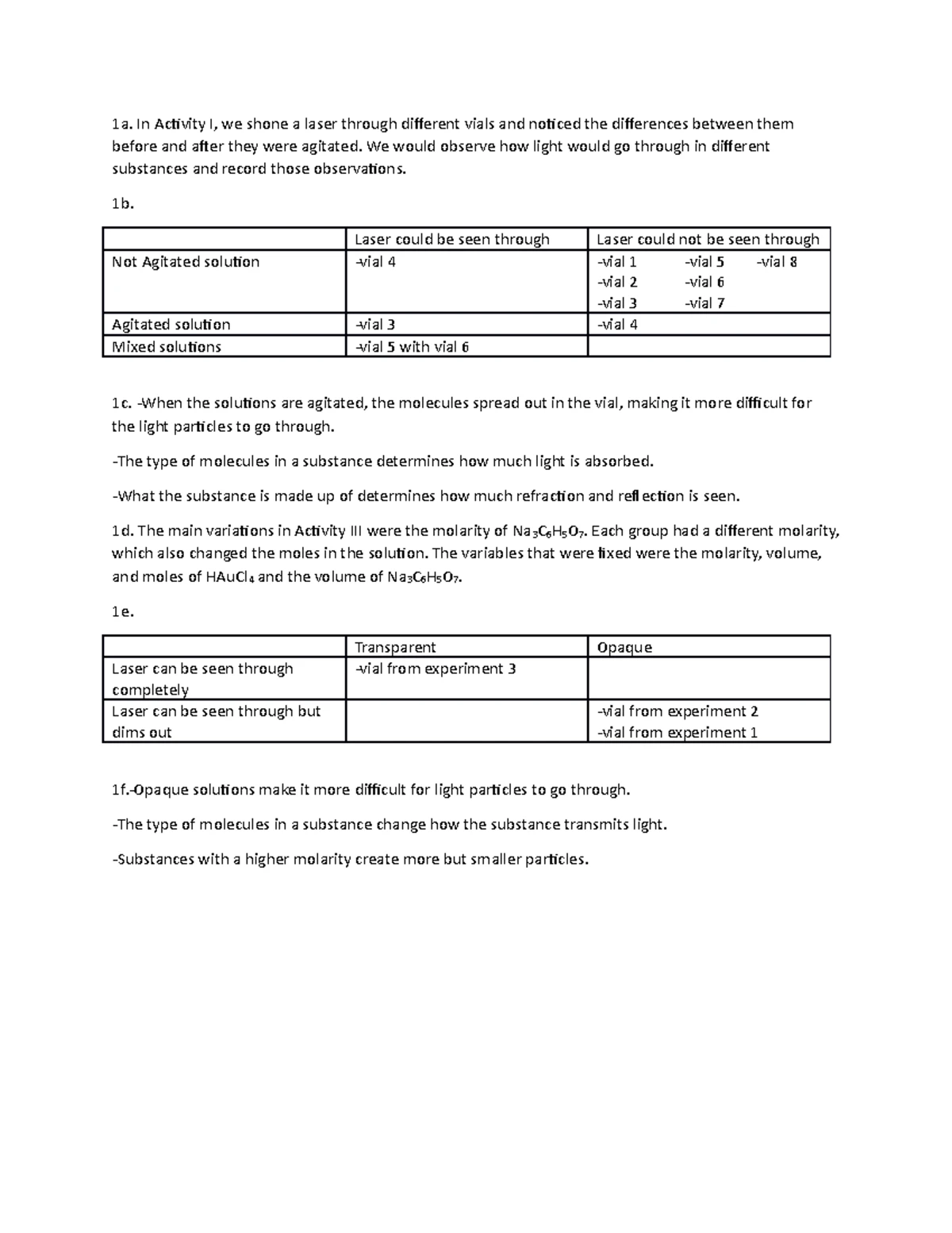 Exp 10 Post Lab - Questions that have to be answered based on the lab ...