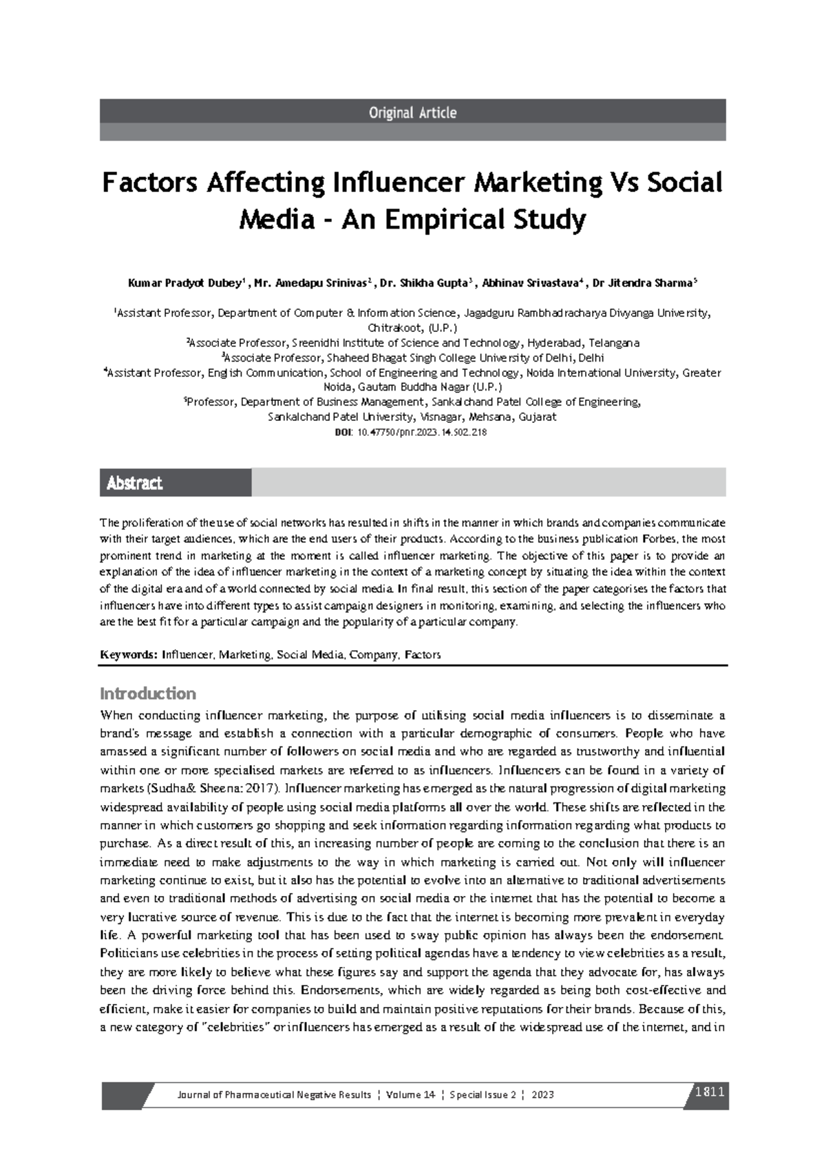 JPNR+-+S02+,+2023+-+218 - Factors Affecting Influencer Marketing Vs ...
