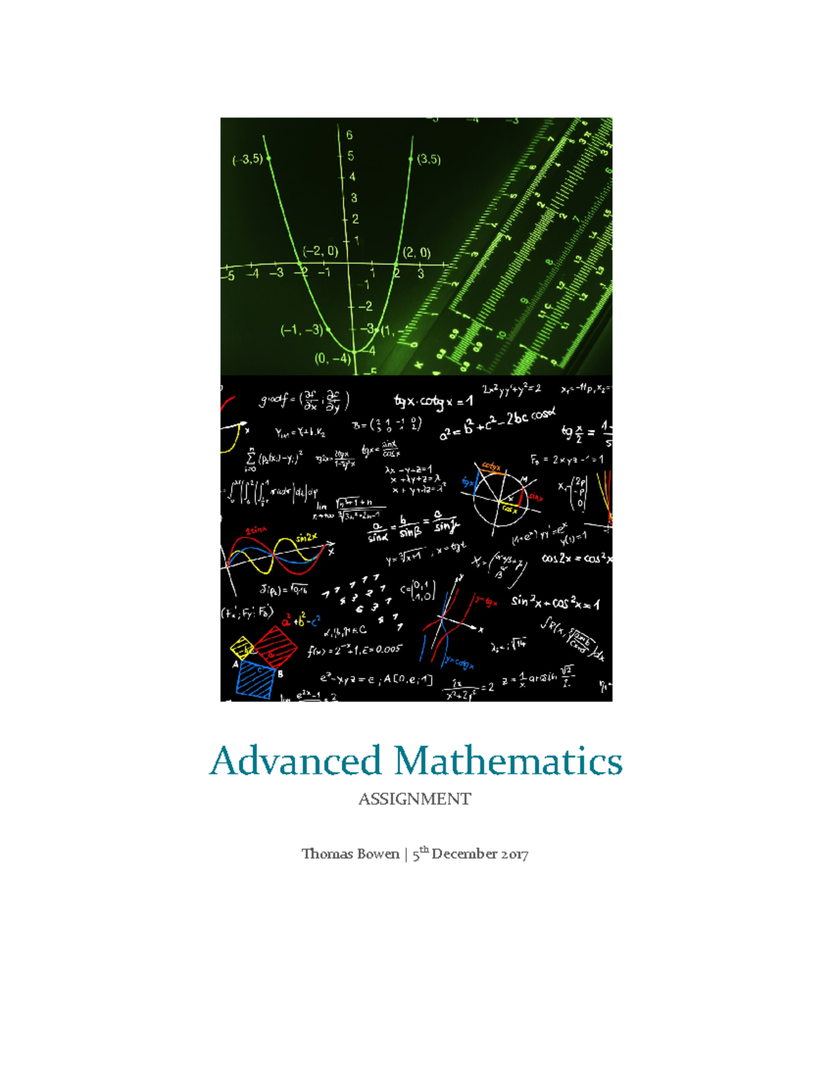 Advanced Mathematics Assignment: Indices and Quadratic Equations - Studocu