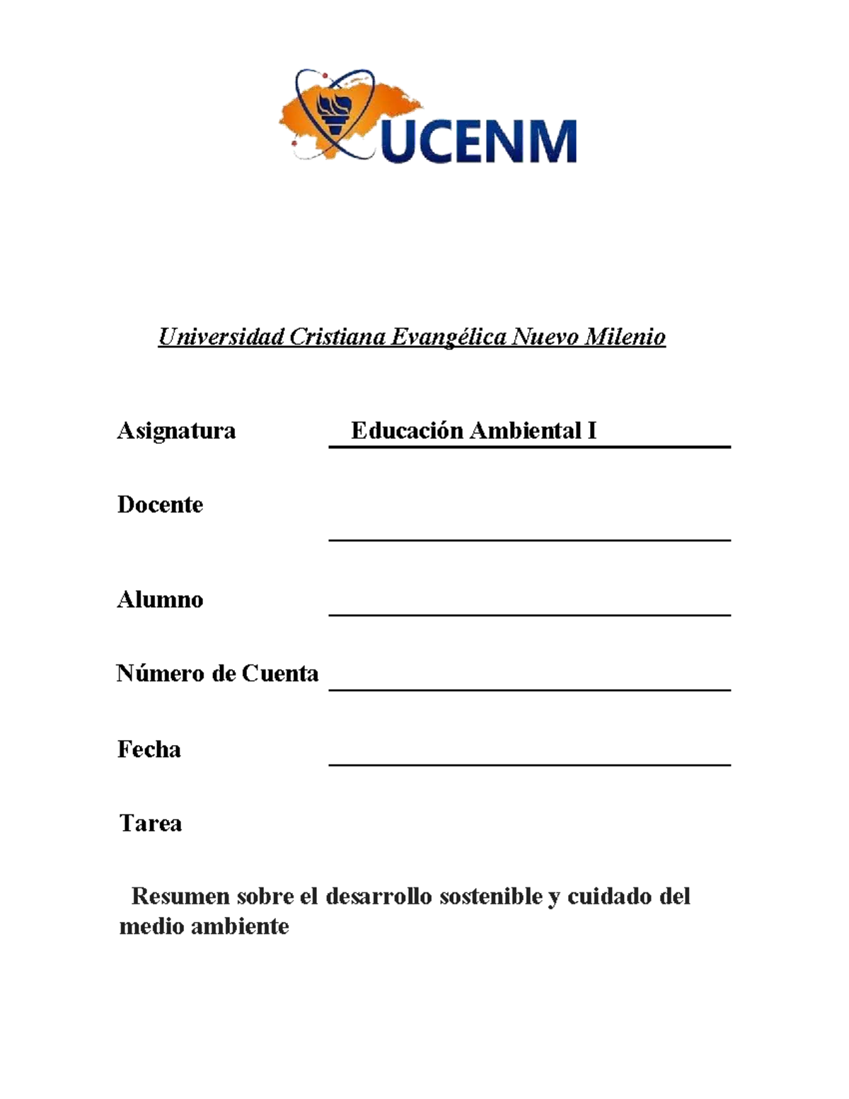 Resumen sobre Desarrollo Sostenible y Cuidado del Medio Ambiente ...