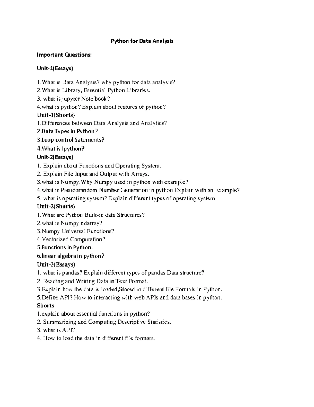 Data Visualization Using Python (Unit 4): Group Mechanics & Time Series ...