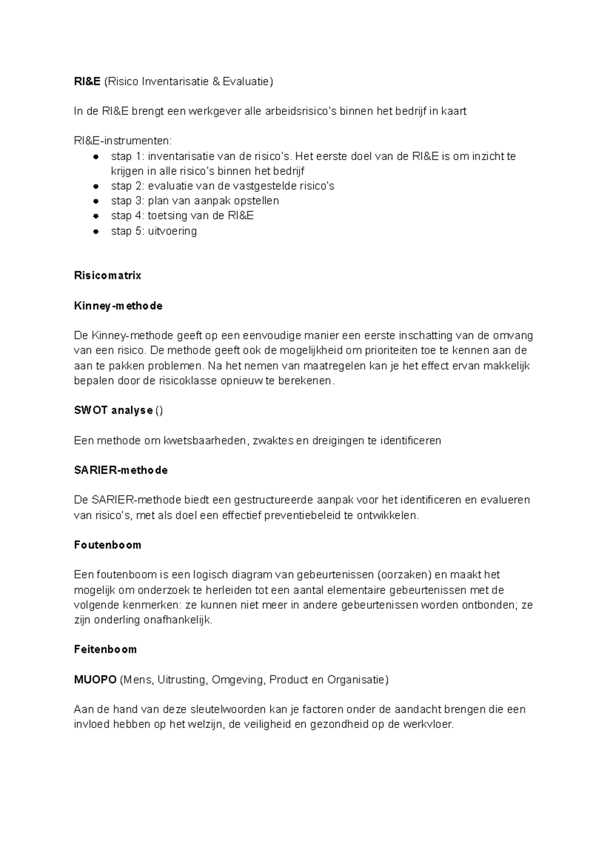 Soorten Risico-analyses: Inzicht en Evaluatie van Bedrijfsrisico's ...