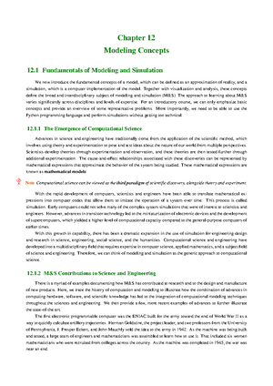 Modeling and Simulation in Science: Techniques & Applications Overview ...