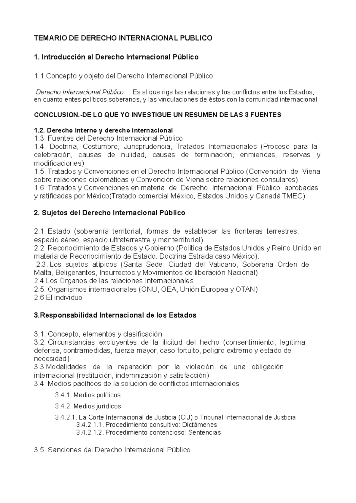 Los derechos humanos en el Derecho Internacional - TEMARIO DE DERECHO ...