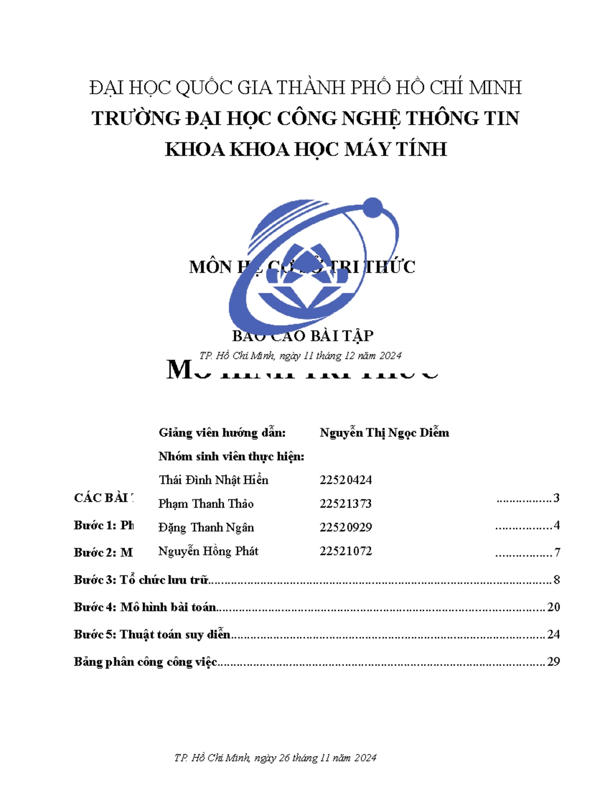 Tuan02 TH Oracle - Khoa Hệ Thống Thông Tin, Trường ĐHCNTT Tp HQTCSDL ...