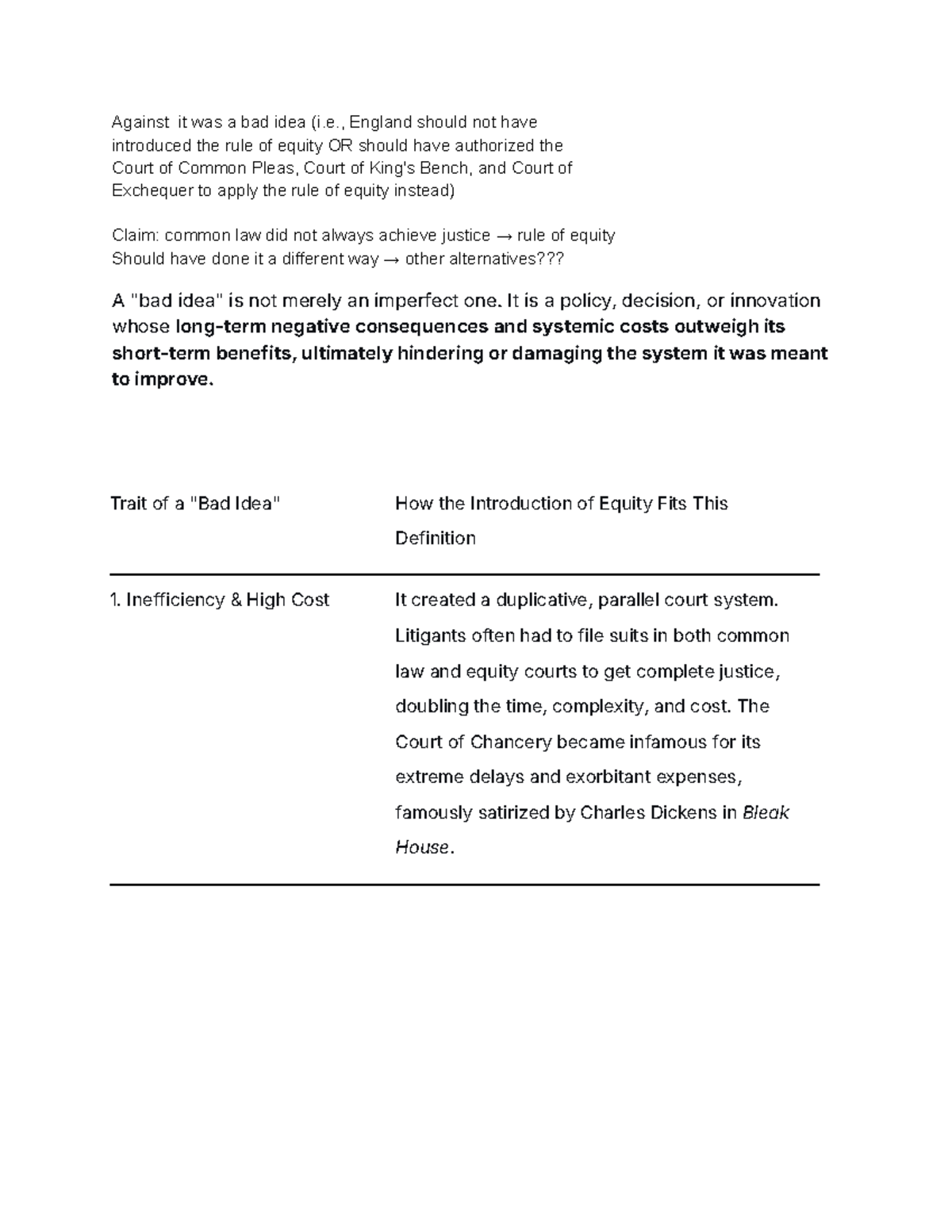 Topic 2 - Presentation Notes on the Rule of Equity and Common Law - Studocu
