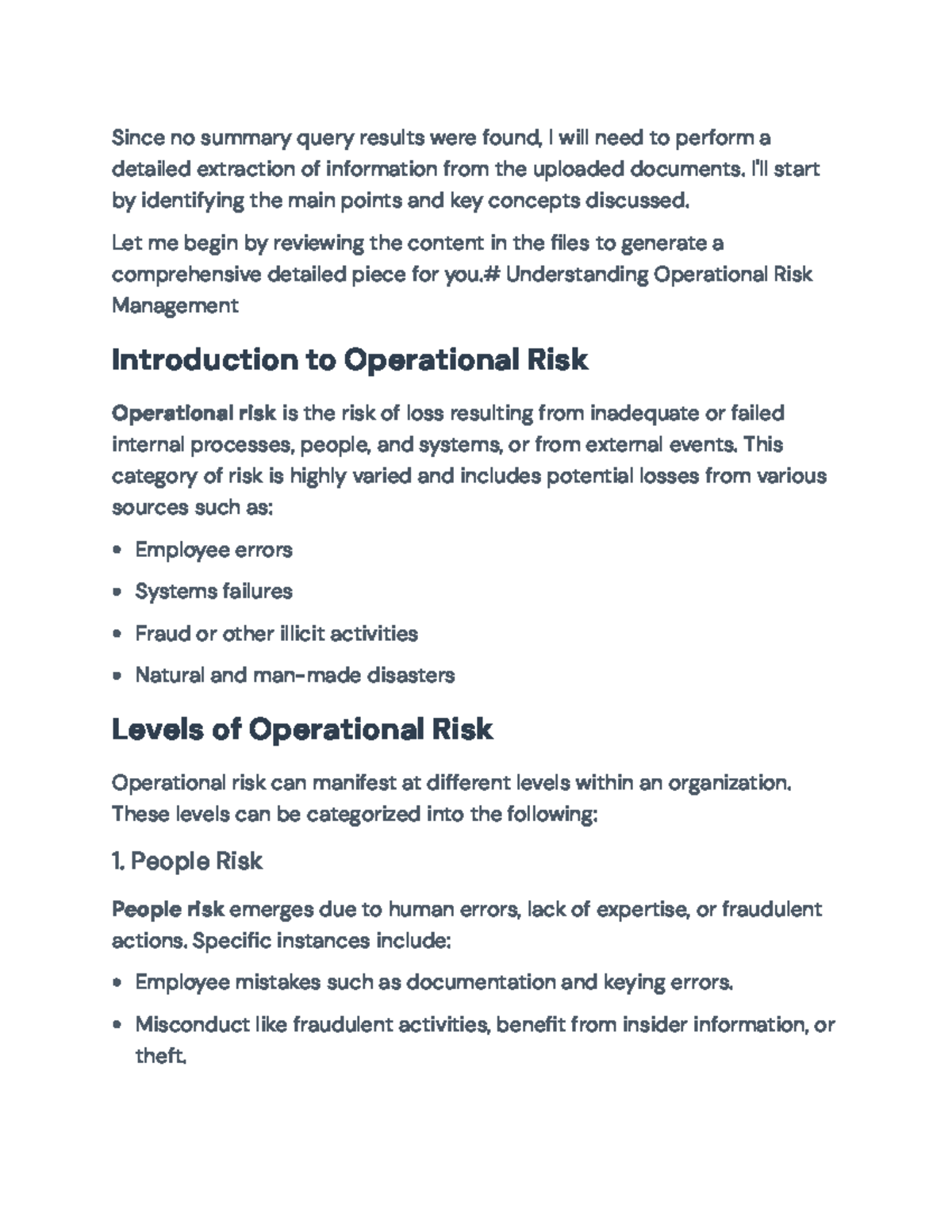 Understanding Operational Risk Management: A Comprehensive Guide ...