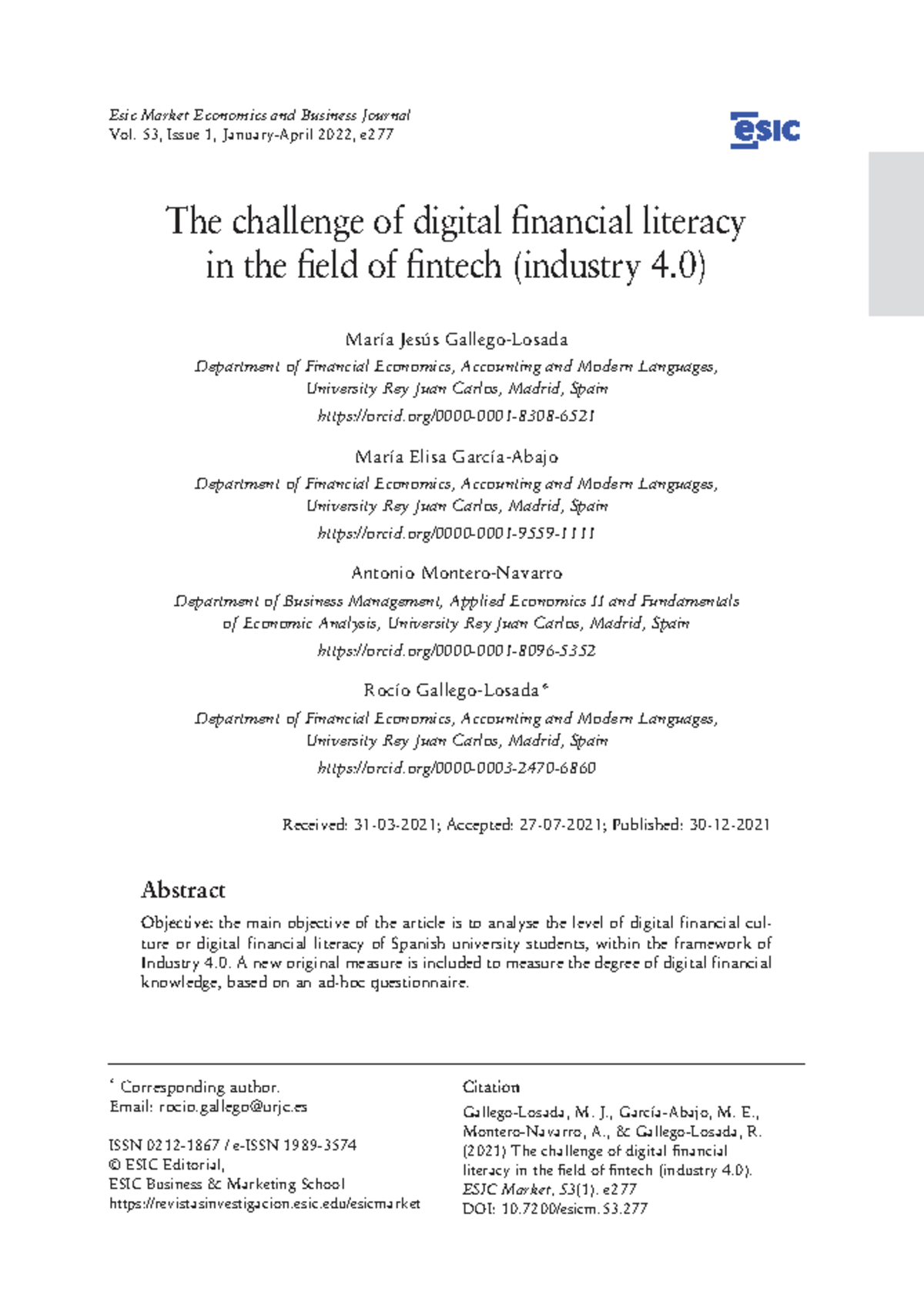 The Challenge of Digital Financial Literacy in Fintech (Industry 4.0 ...