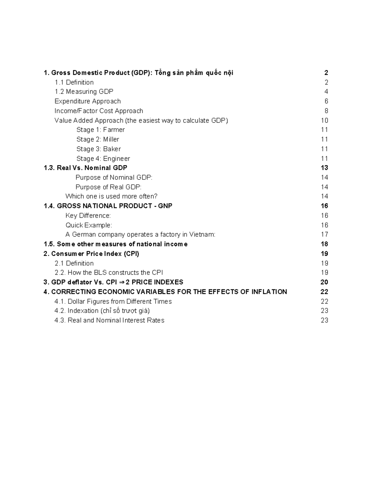 Chapter 2: Measuring A Nation's Income (ECO 101) - Studocu