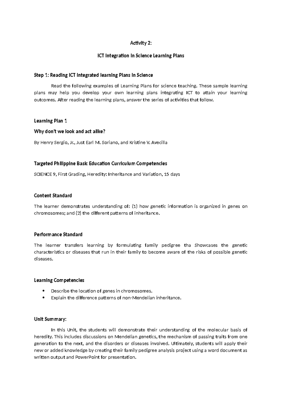Activity 2 TTL2 - activities on technology - Activity 2: ICT ...