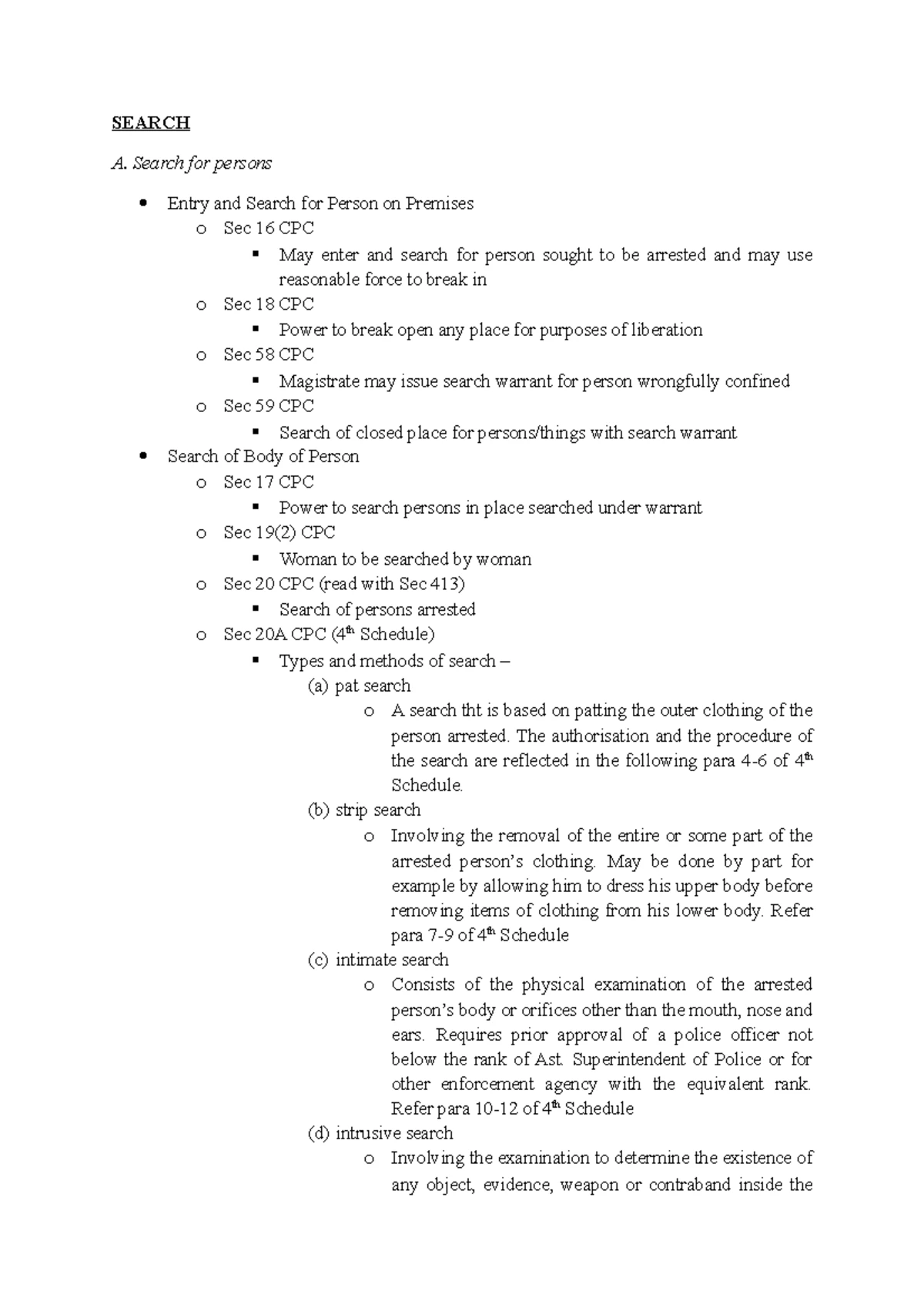 CASE Review WEEK 1 - Lecture notes 1-3 - Criminal Procedure I - UKM ...