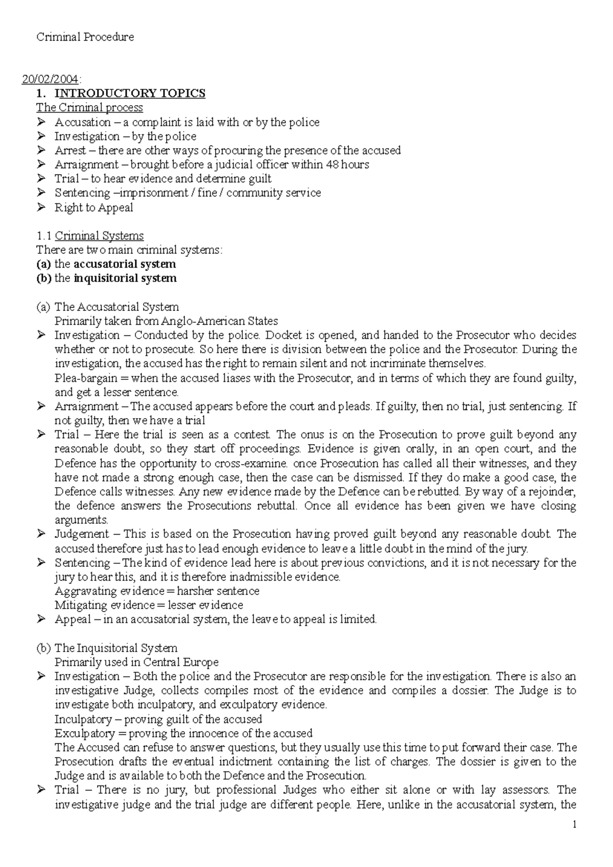 2025 criminal procedure course outline - UNIVERSITY OF CAPE TOWN ...