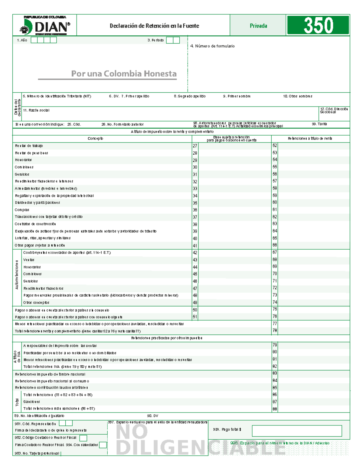 Formulario 350 2019 - Archivo didáctico para futuros contadores para ...