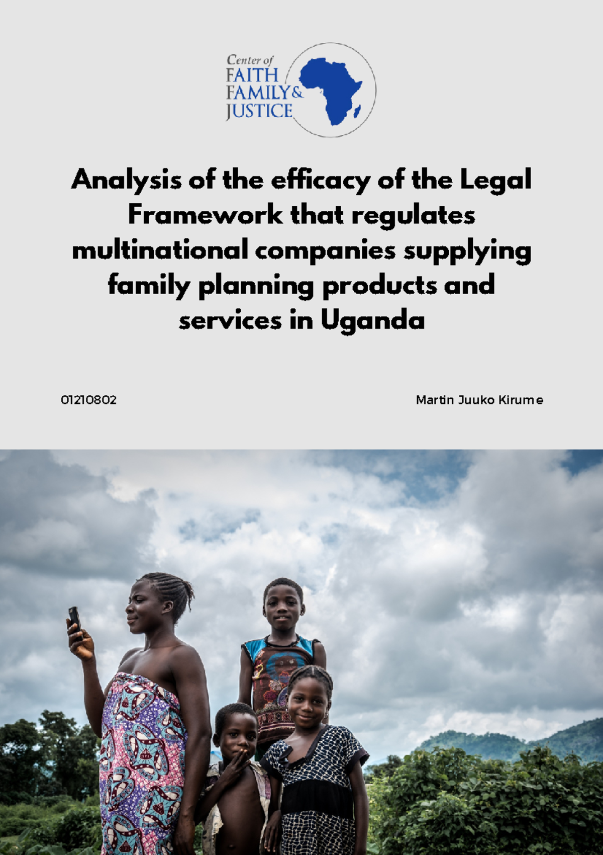 Analysisoftheefficacyofthe Legal Framework - Analysis of the efficacy ...