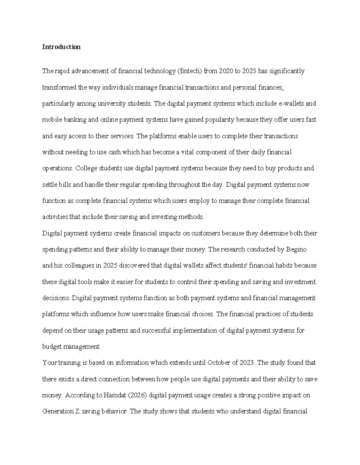 Digital Payment Systems and Their Impact on Saving & Investing: A Study ...