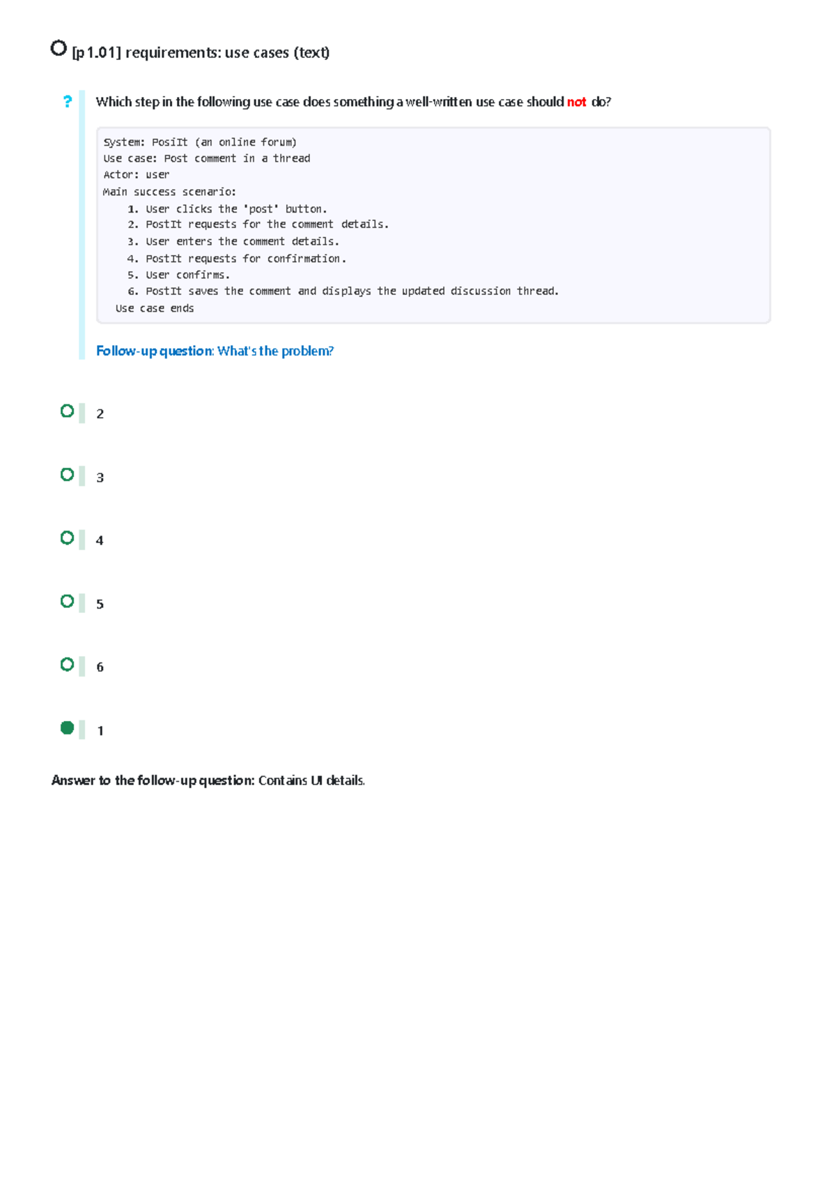 Practice Exam - Part 1: Answers to Use Cases and UML Concepts - Studocu