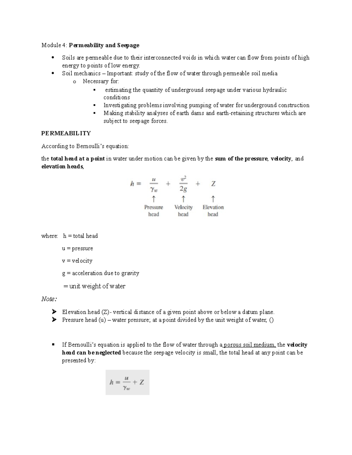 Module 4: Understanding Permeability and Seepage in Soil Mechanics ...