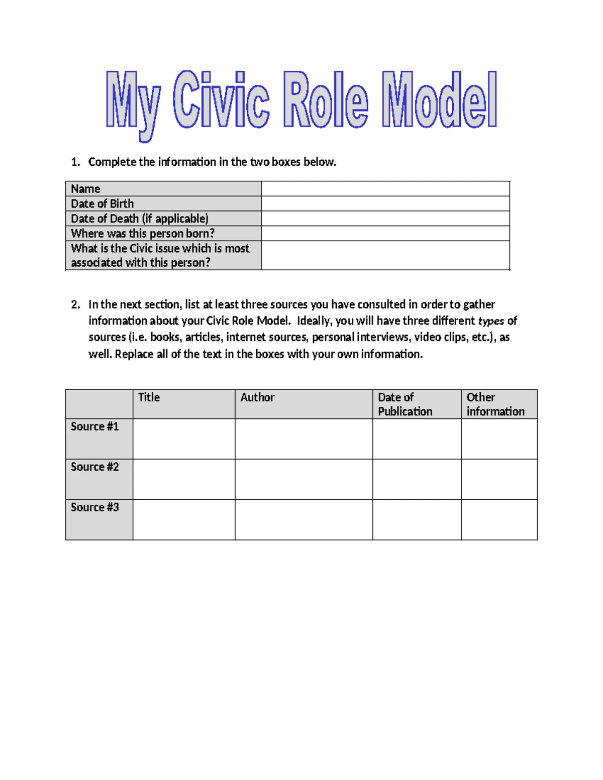 Resume Practices for Students: Grade 11 - Sir Winston Churchill - Studocu
