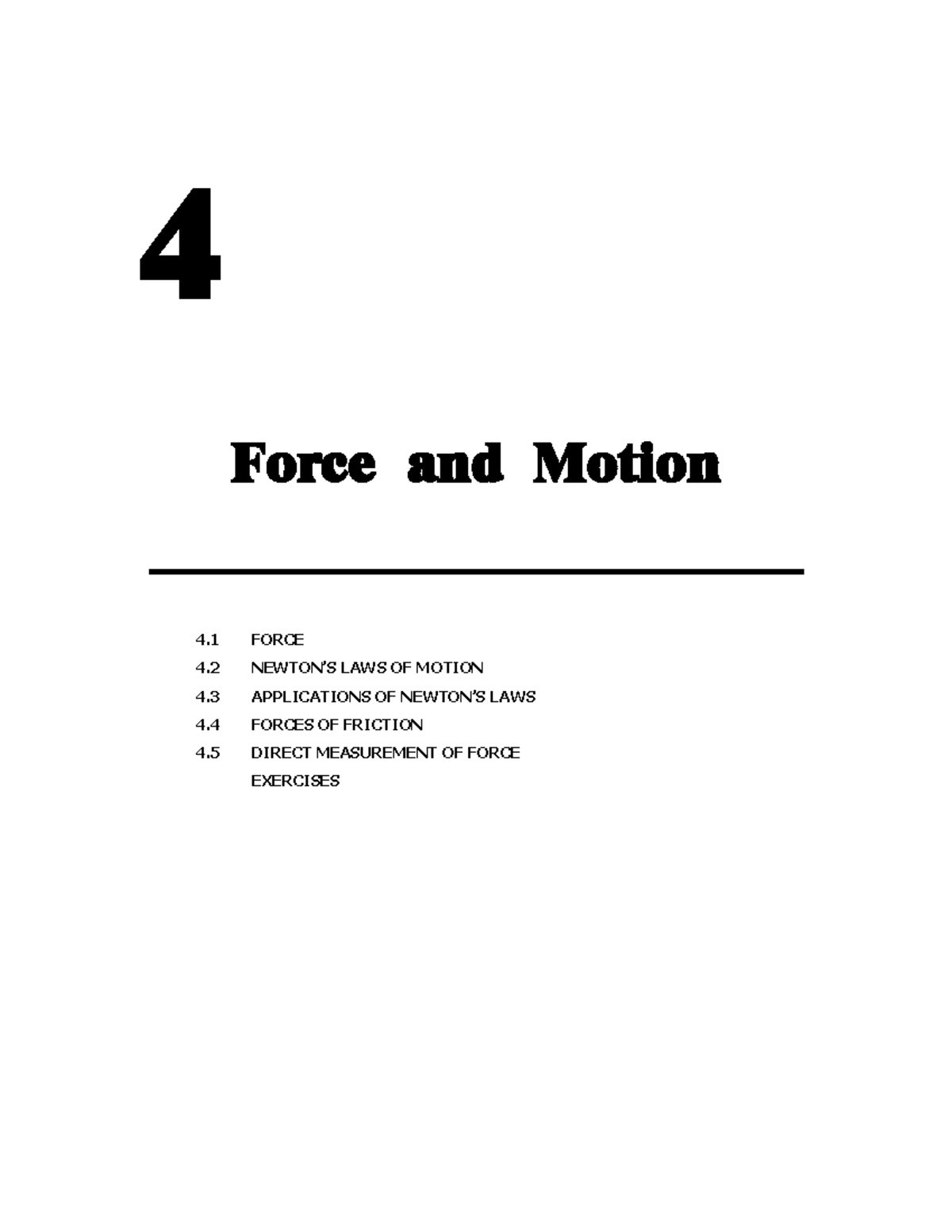 Mechanics Lecture 4 - Force and Motion Concepts & Applications - Studocu
