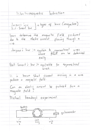 Inductance concepts and calculations - PHYS 101 lecture notes - Studocu