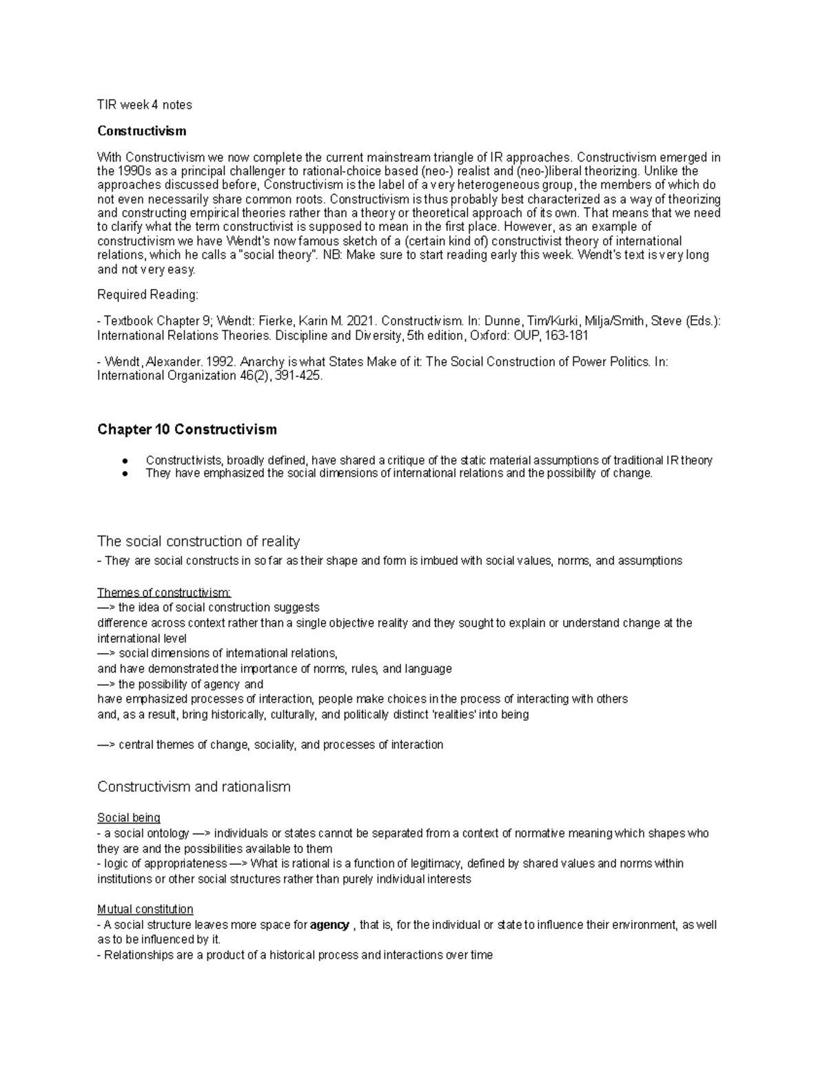 TIR 4: Constructivism Notes - Key Theories and Concepts Explained ...