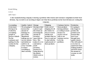 QHT1 Task 3 - Task 3 of the assignments - Everett Welling 3-23- QHT1 ...