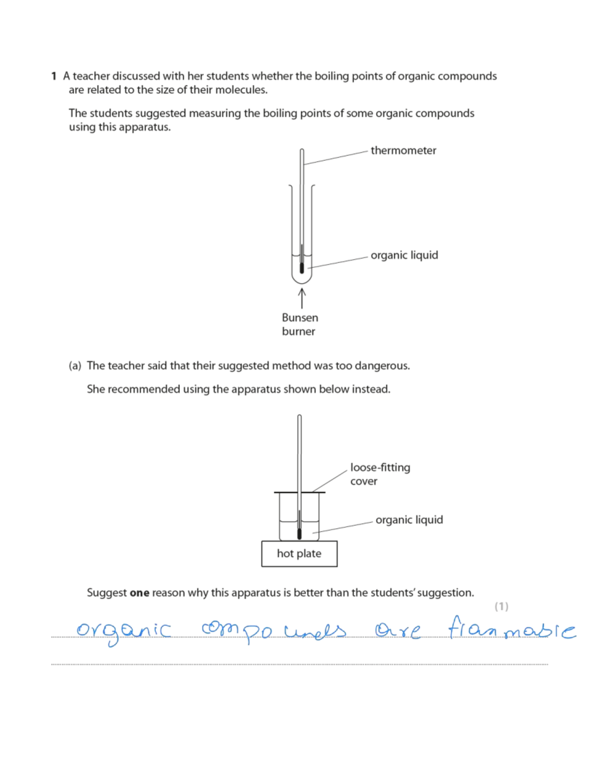 Alcohols QP - Boiling Points & Dynamic Equilibrium Analysis - Studocu