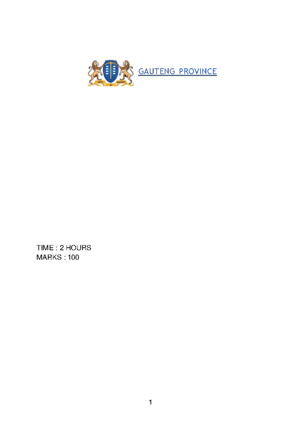 2023 GP-Physical Sciences Grade 11 March Question Paper - Studocu