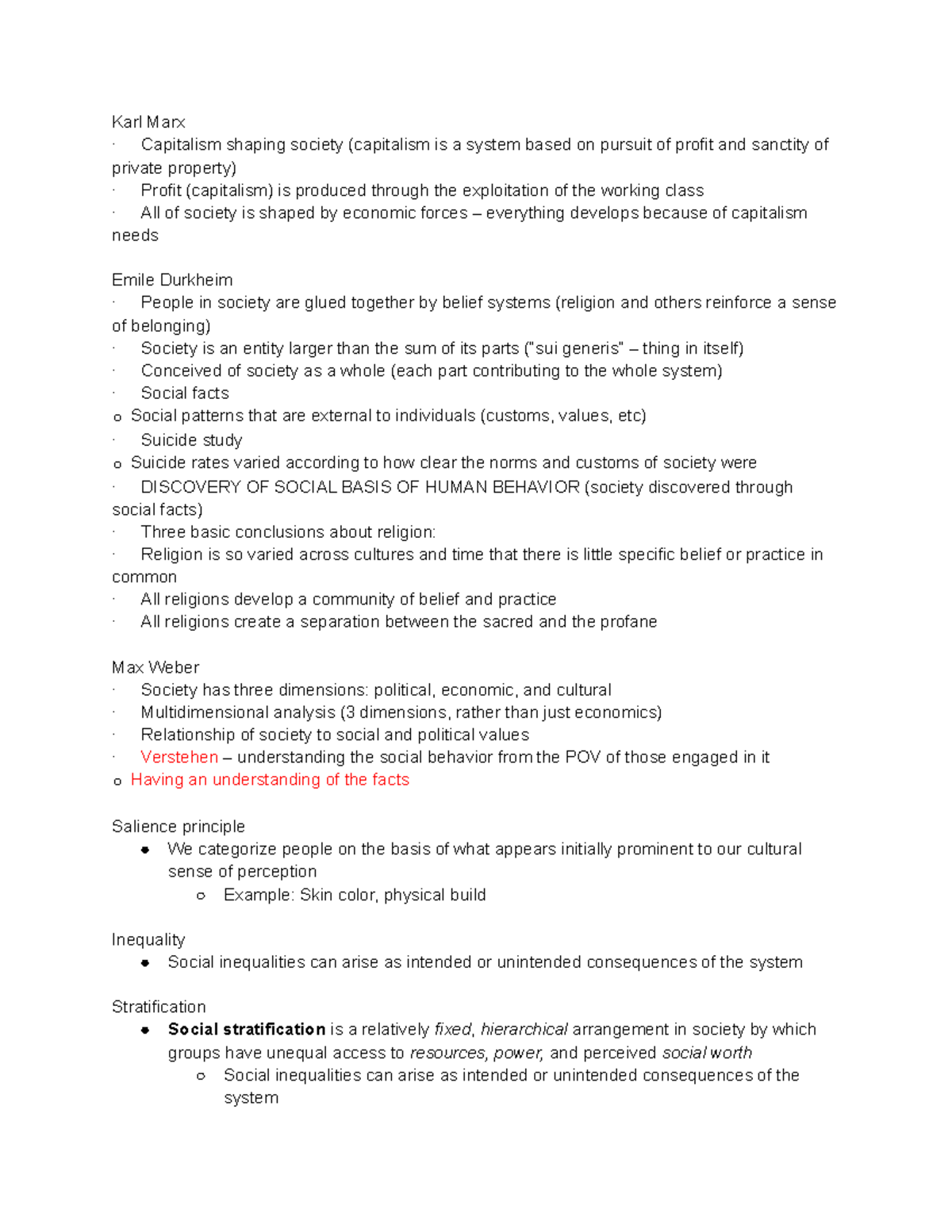 Soc 1100 Final Exam Study Guide: Key Sociology Concepts and Theories ...
