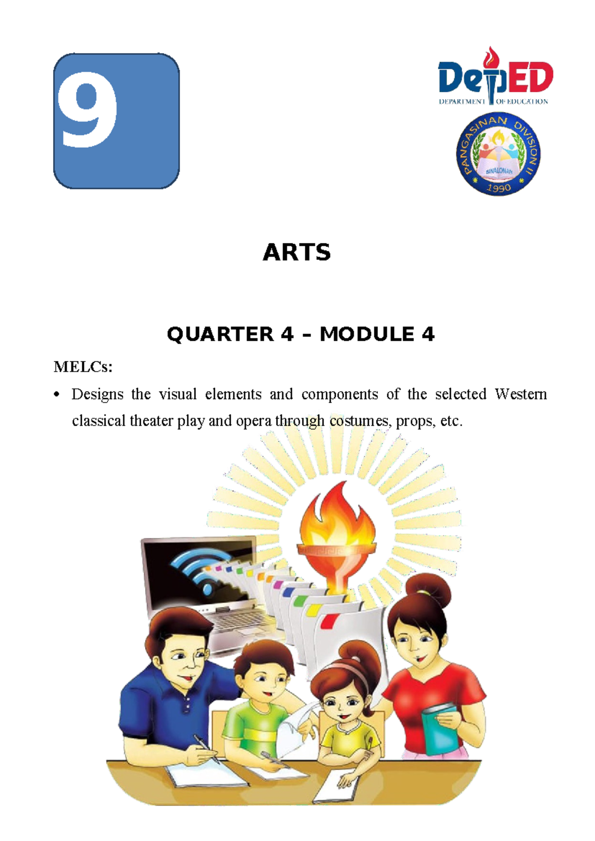 Secondary ARTS 9 Q4 Module 4: Visual Elements in Theater Design - Studocu