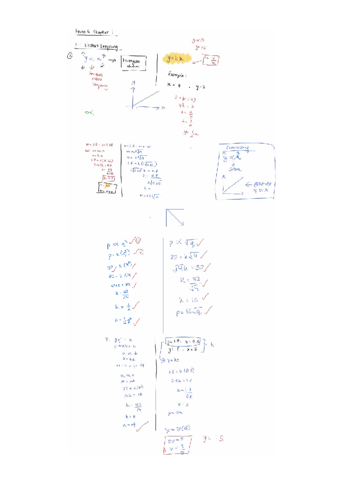Form 5 Chapter I: Nota Matematik dan Contoh Soalan - Studocu