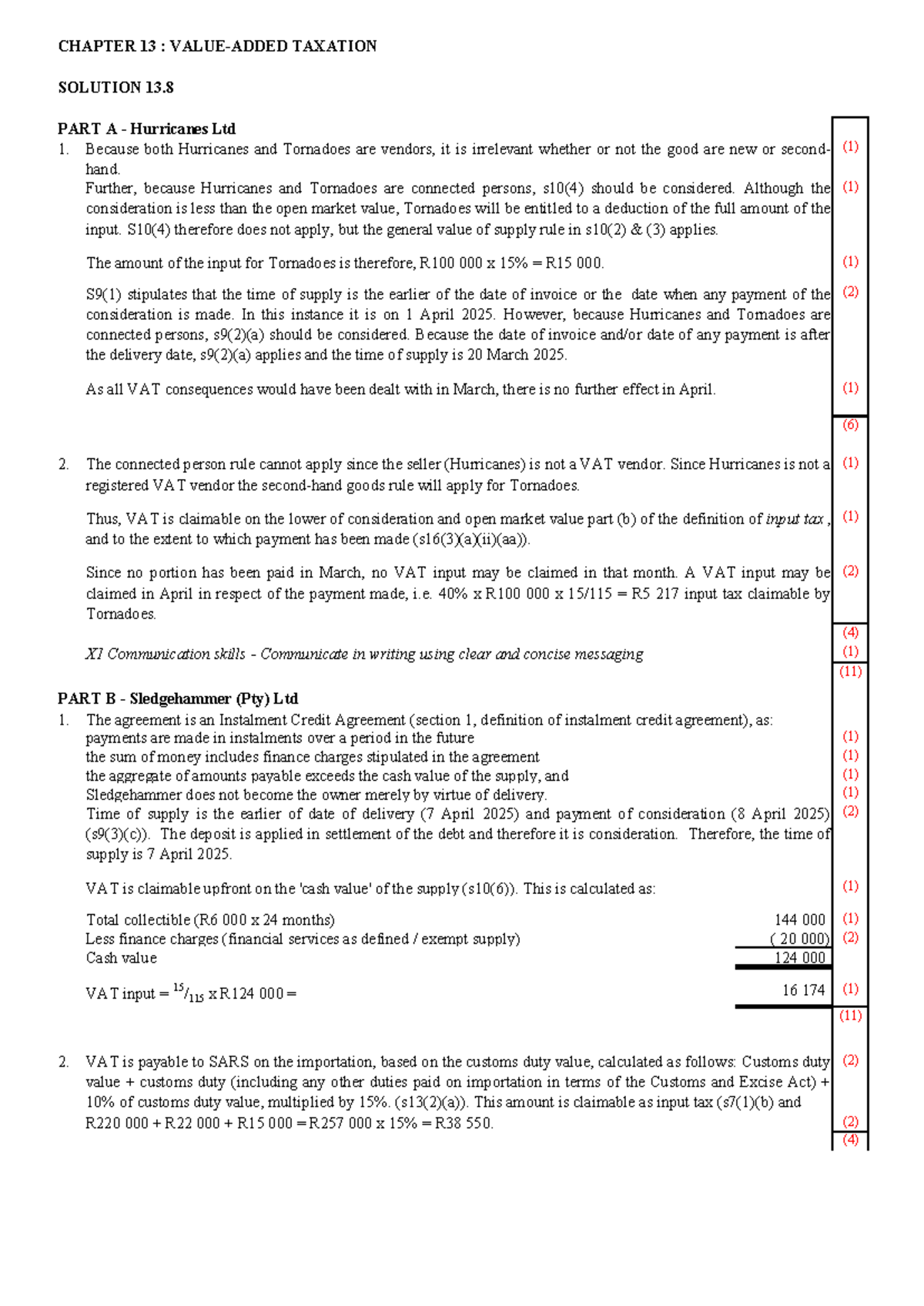 CHAPTER 13: TAXATION SOLUTIONS - QSAT 13 Activities - Studocu
