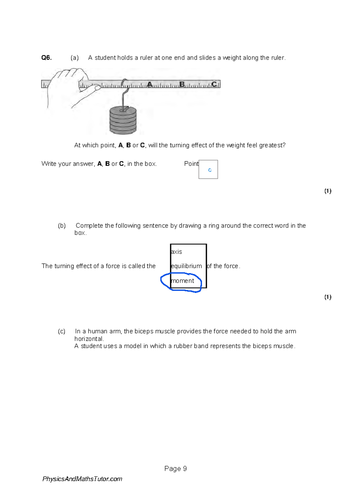 Year 10 Physics: Practical on Forces and Moments - Studocu