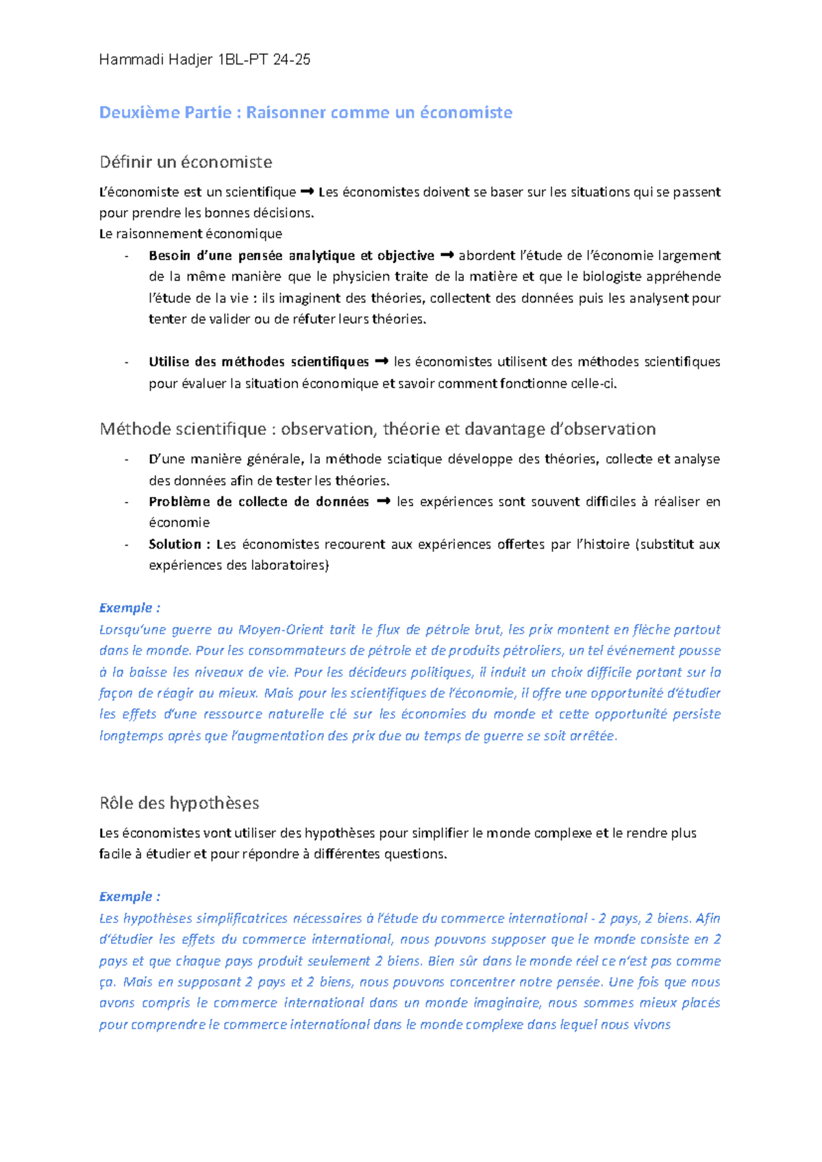 Deuxième Partie : Raisonner comme un Économiste - Analyse et Modèles ...