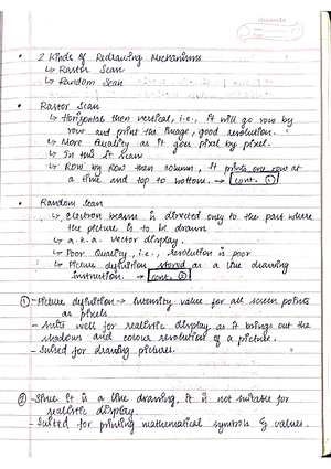 CS101: Computer Graphics - Unit I Overview of Graphics Systems and ...
