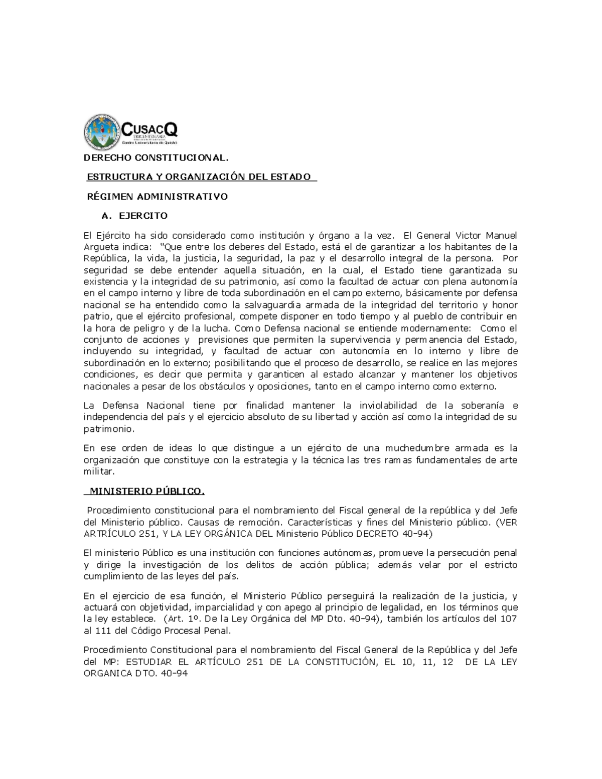 Material de Apoyo Derecho Constitucional Examen Final 2023 - Studocu