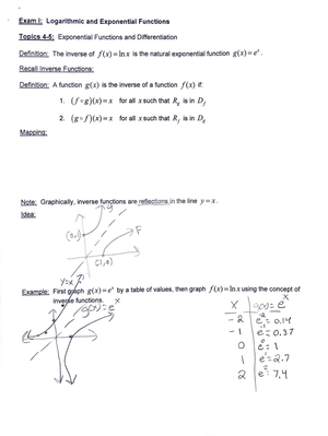 Calc Notes 1 - CALCULUS: There are two main branches of Calculus ...