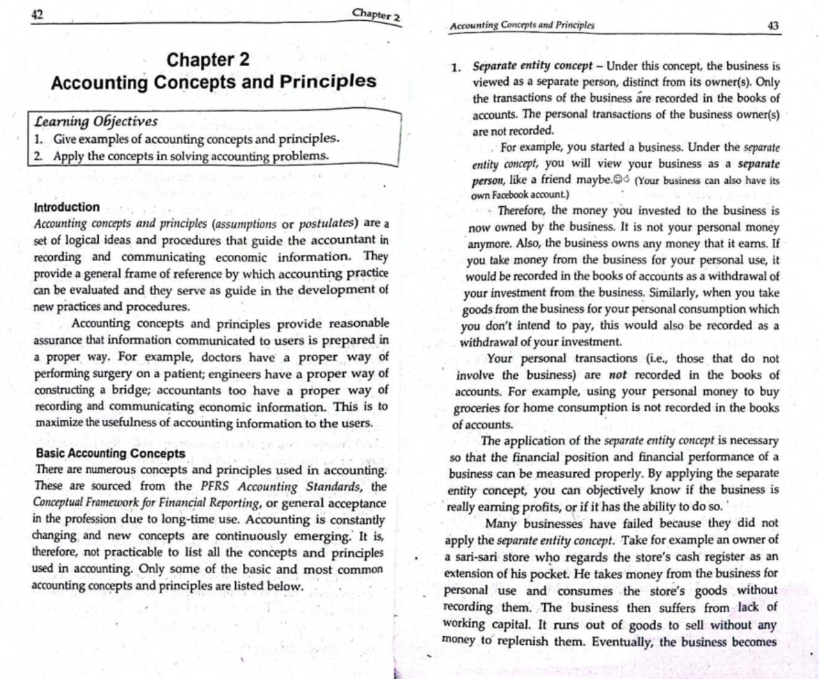 FAR 2: Accounting Concepts & Principles Overview and Applications - Studocu