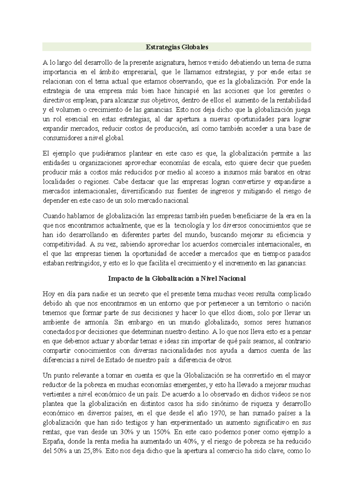 Estrategias Globales: La Influencia de la Globalización en Negocios ...