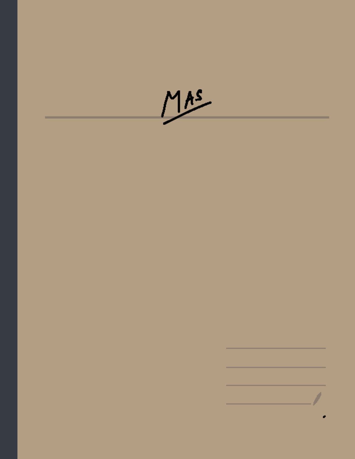 MAS - Note - MAS MAS Remark: Property : X is a continuous random ...