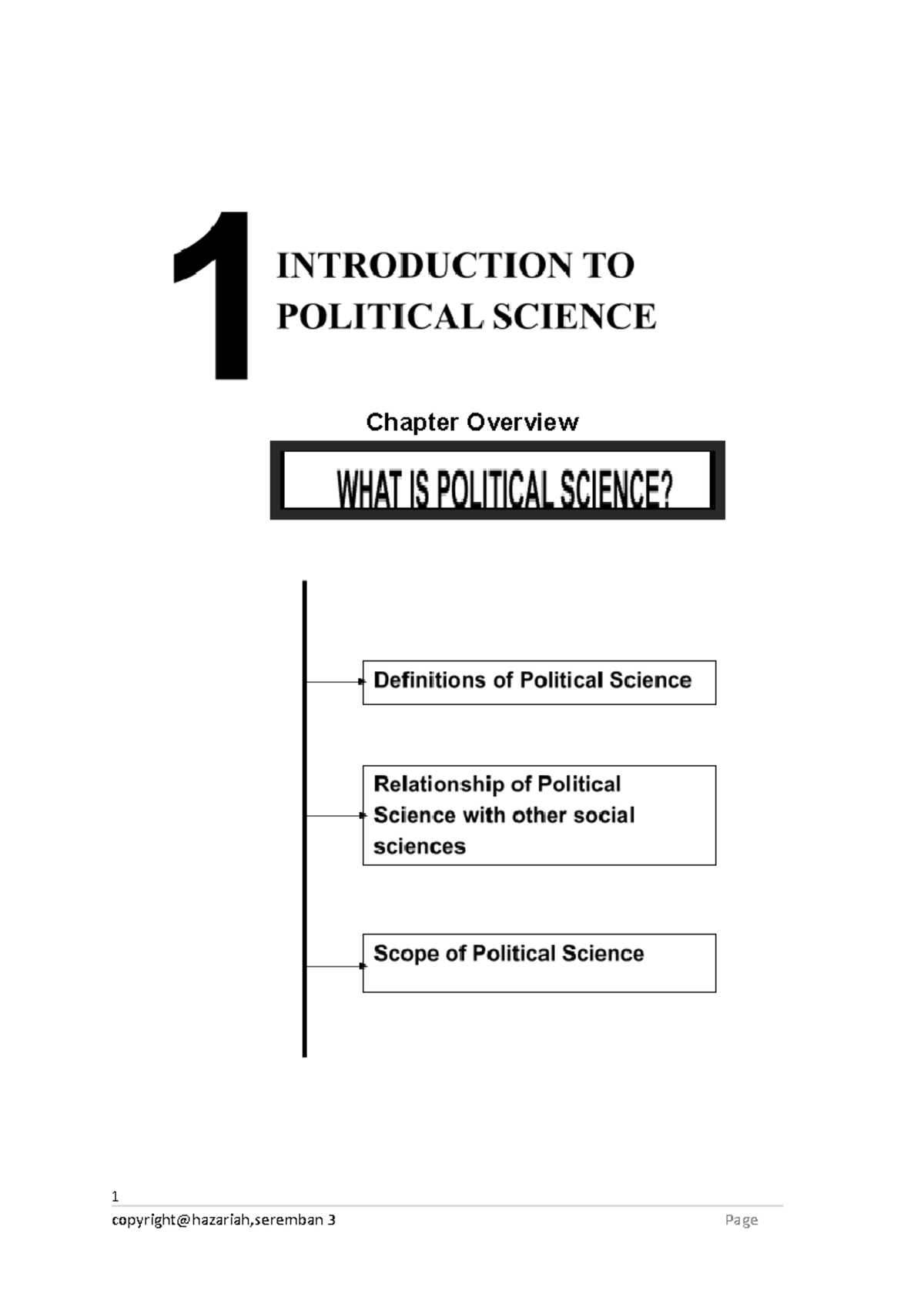 PAD 120 Chapter Overview: Foundations of Political Science - Studocu