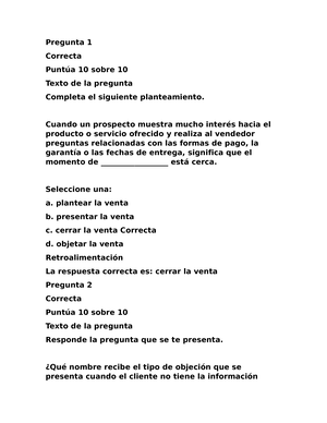 Ea Examen Final Deja Tu Like Por Favor Pregunta Correcta Punt A