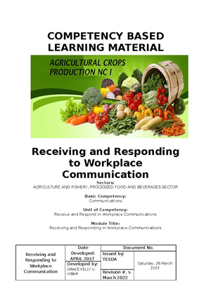 CBLM Basic Competency - TESDA CBLM - HOW TO USE THIS COMPETENCY-BASED ...