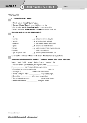 YA1 TRM Writing - Writing worksheets Unit Unit Unit Unit Unit Unit Unit ...