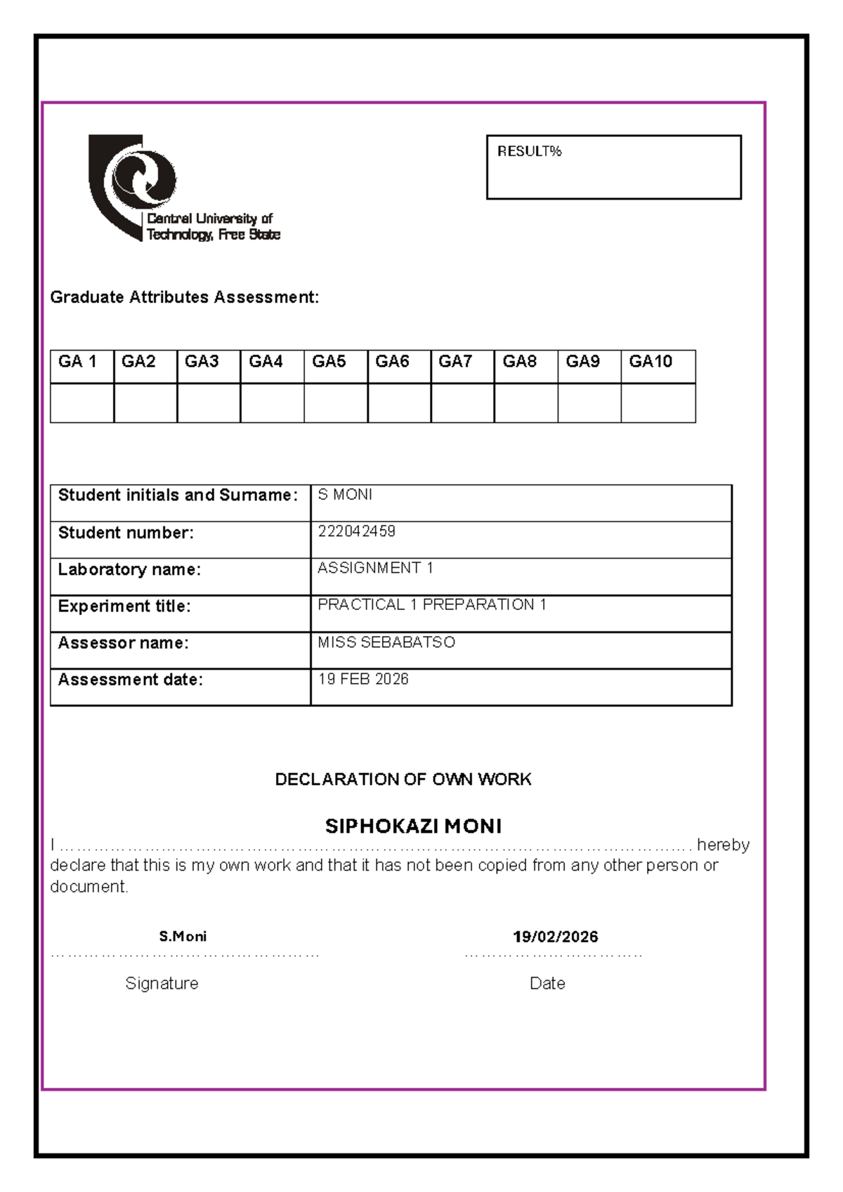 EDS216A Practical 1 Preparation: AND Logic Gate Implementation - Studocu