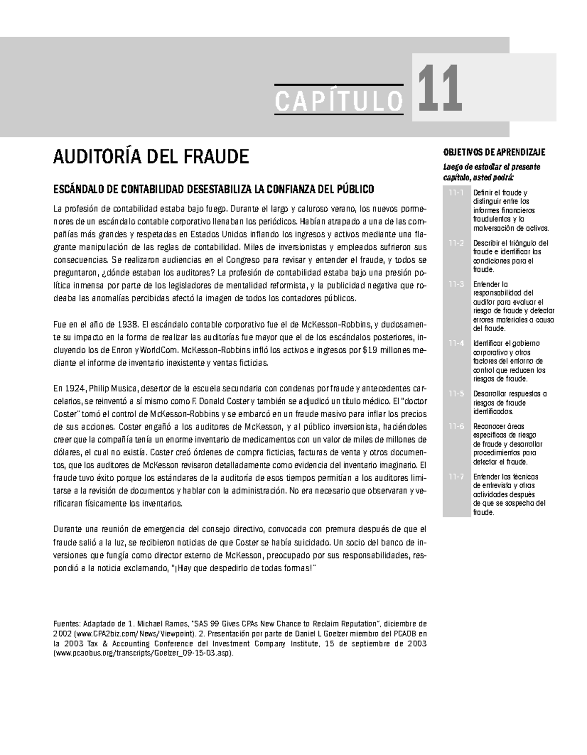 CAPÍTULO 11: AUDITORÍA DEL FRAUDE Y SU IMPACTO EN LA CONFIANZA PÚBLICA ...