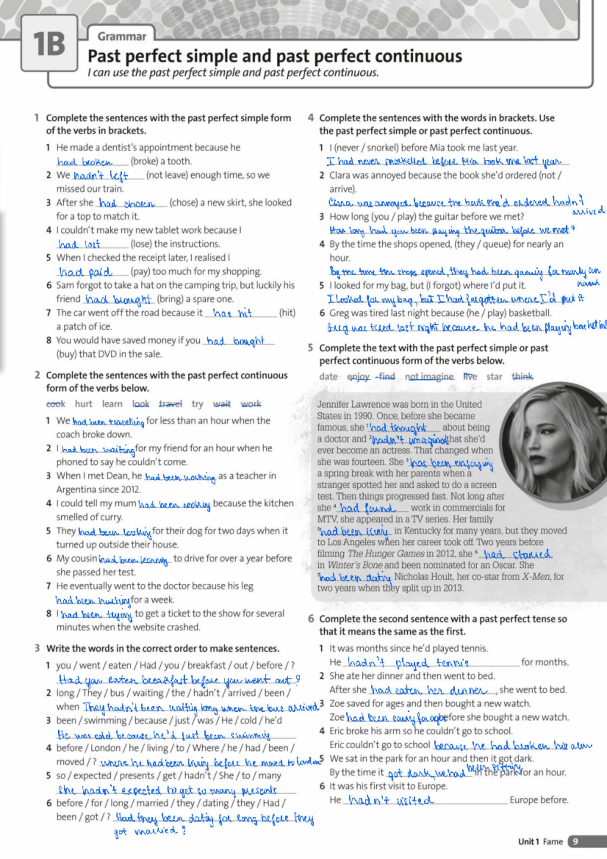 B13 Grammar Workbook: Future Continuous & Perfect Forms - Studocu