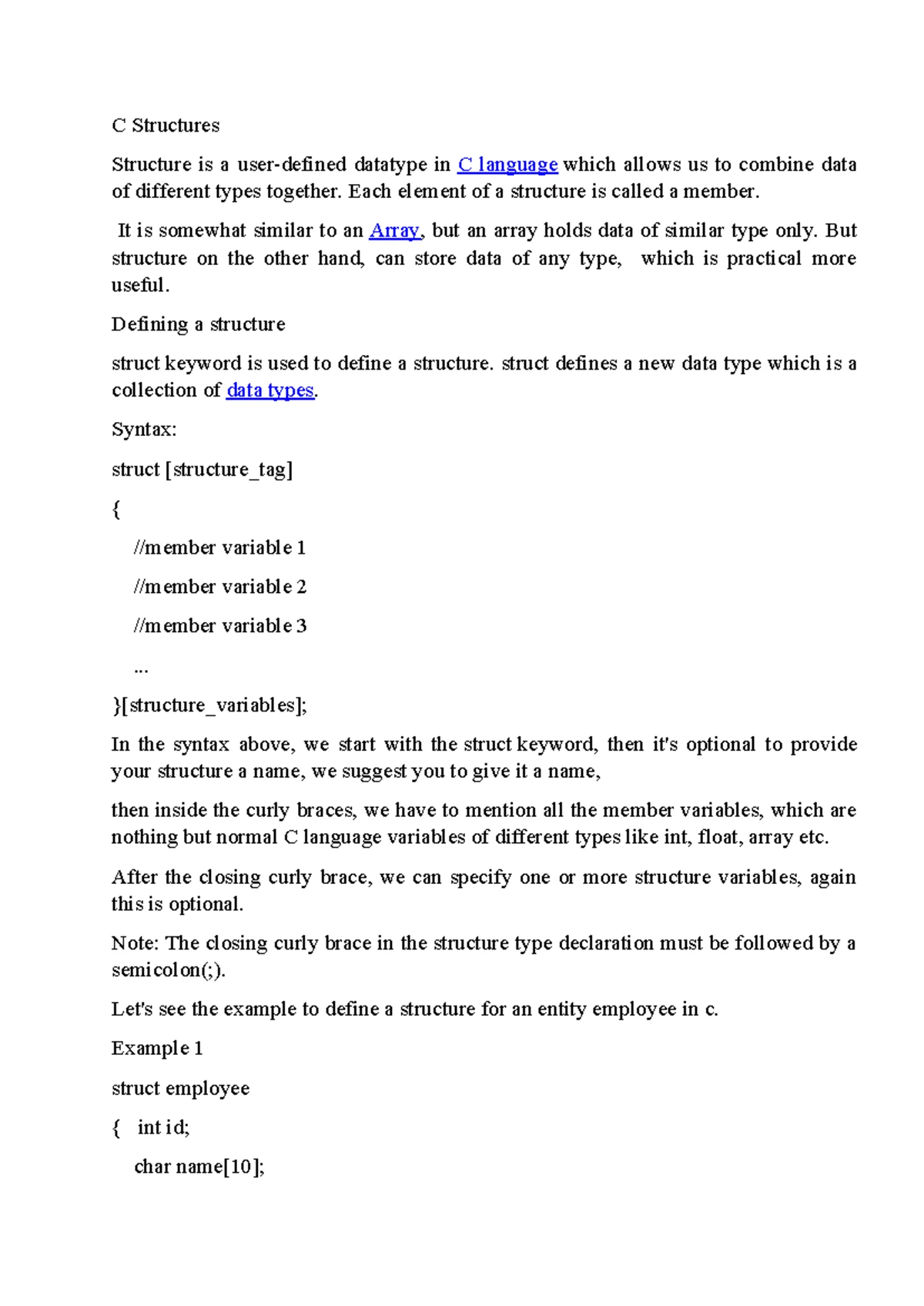 C Command Line Arguments & File Program Overview - Studocu