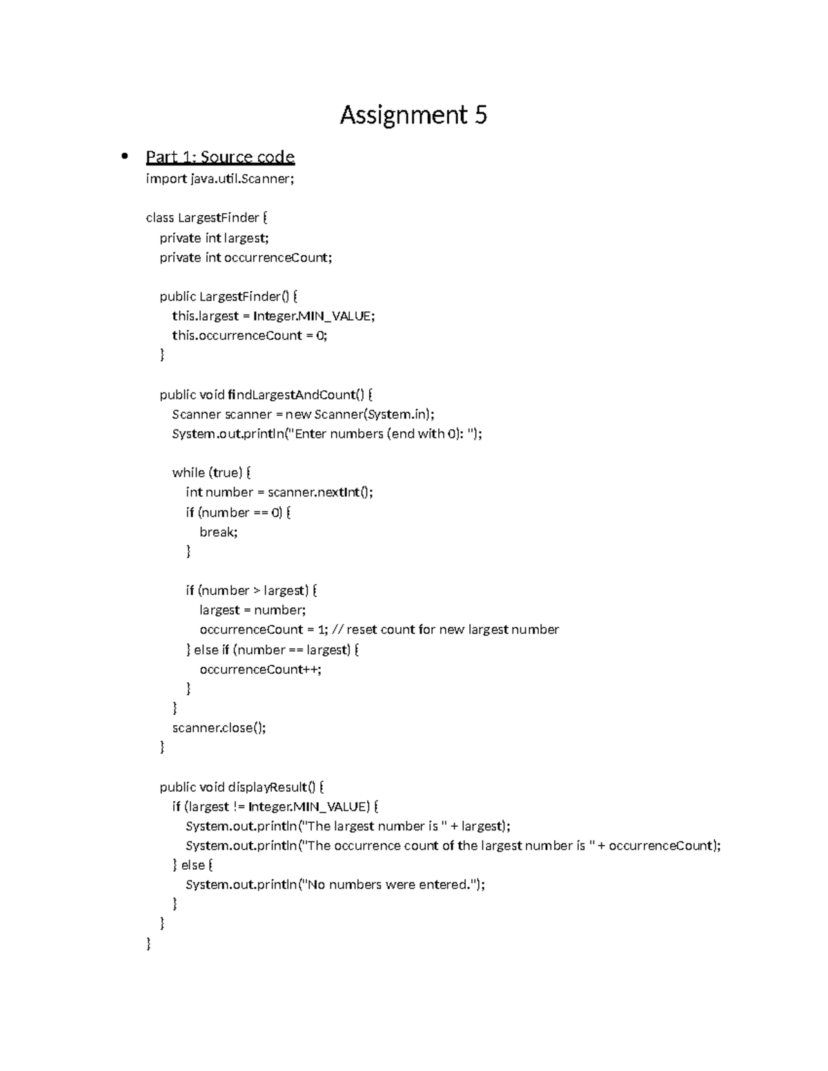 Assignment 5-6: Source Code and Programming Challenges - Studocu
